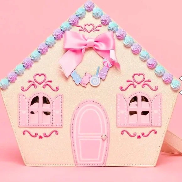 Sugar Thrillz All Snowed In Dollhouse Crossbody Backpack Bag 